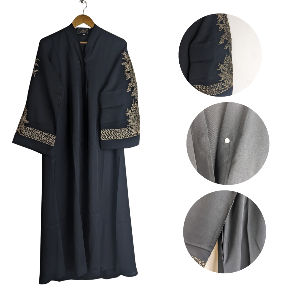 Anabya-58black Abaya for Girls (Size 58) Anabya